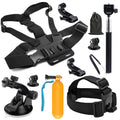 SHOOT 10-In-1 Action Camera Accessory Kit for GoPro Hero 13-4 & AKASO