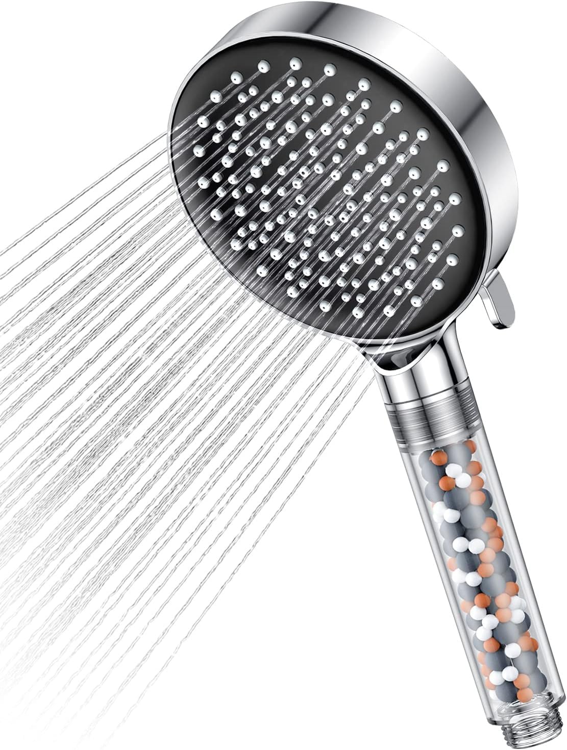 YEAUPE High Pressure Filtered Shower Head | 6 Spray Modes Handheld