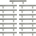 AwmnSrman Brushed Stainless Steel Kitchen Cupboard Handles - 15 Pack