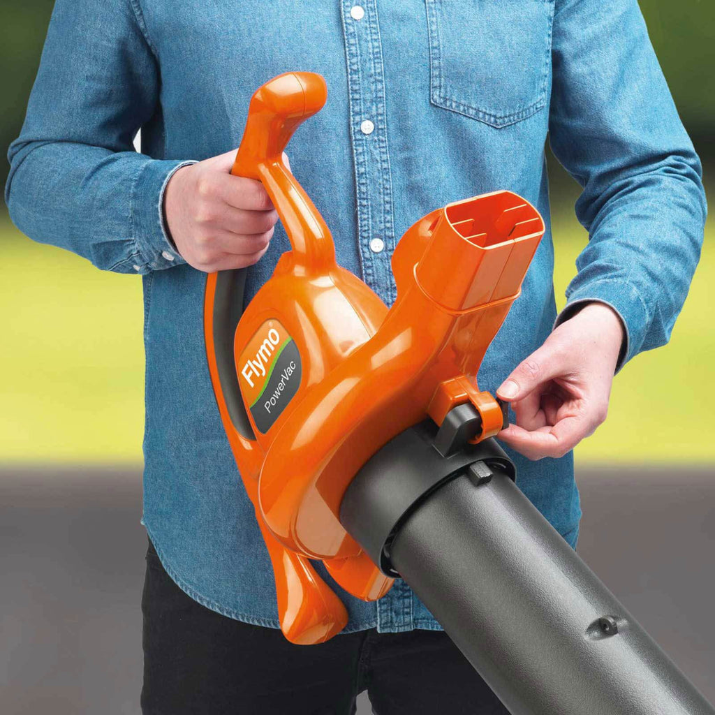 Flymo PowerVac 3000 Electric Leaf Blower, Vacuum & Mulcher – 3000W