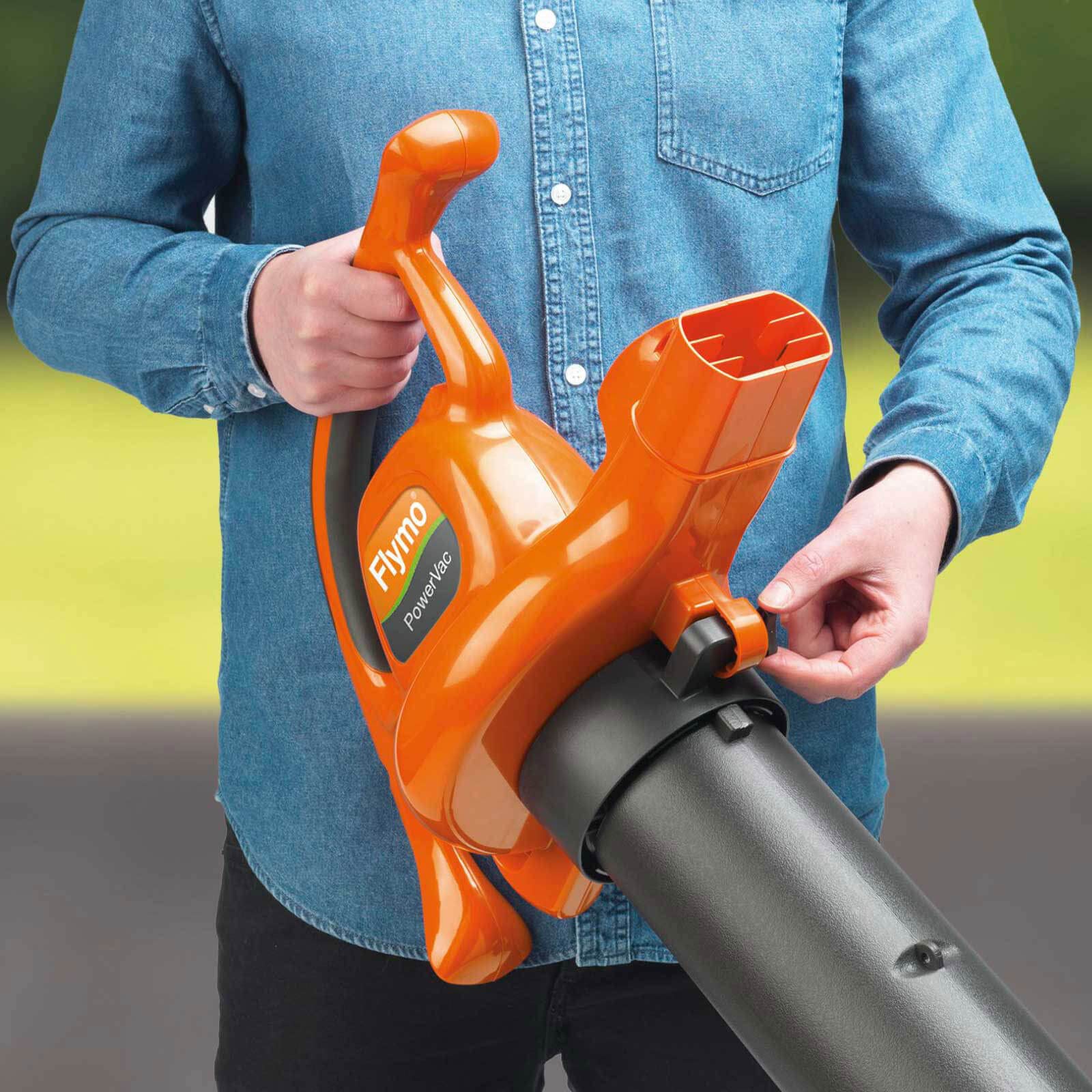 Flymo PowerVac 3000 Electric Leaf Blower, Vacuum & Mulcher – 3000W