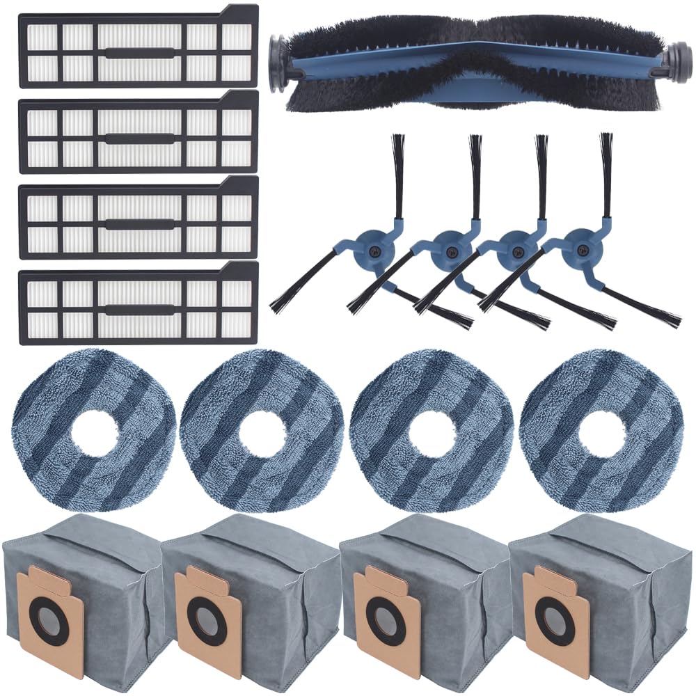 Geoviizon 17-Pack Replacement Parts Kit for eufy X10 Pro Omni Vacuum