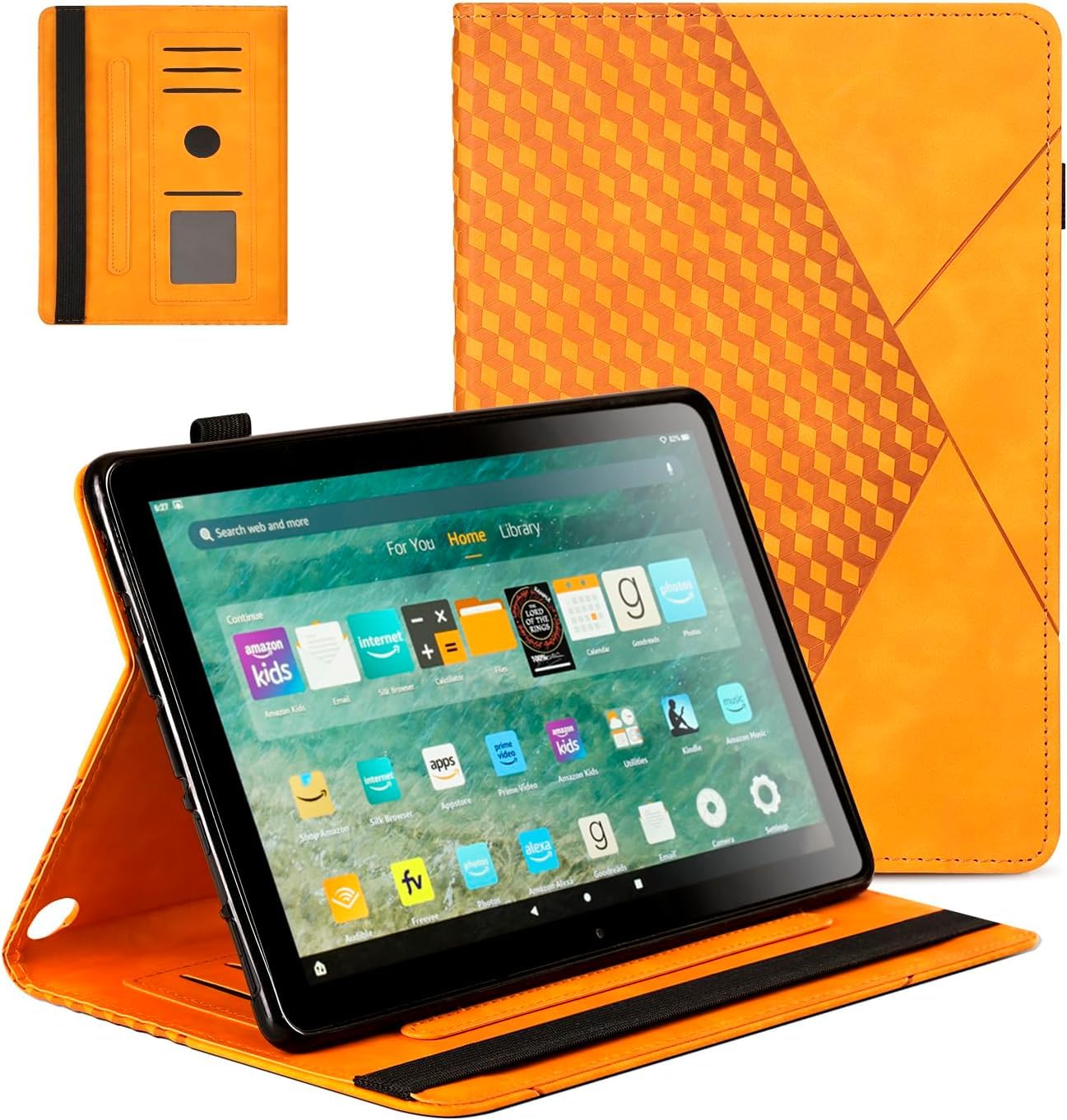 Yingphia Fire Max 11 Tablet Case (2023) – Multi-Angle Stand, Khaki