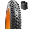 YunSCM 26x4.0 Fat Bike Tire and Heavy Duty Inner Tube Set | Folding