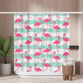 Pink Flamingo Shower Curtain – Mold Resistant Polyester 180x180cm
