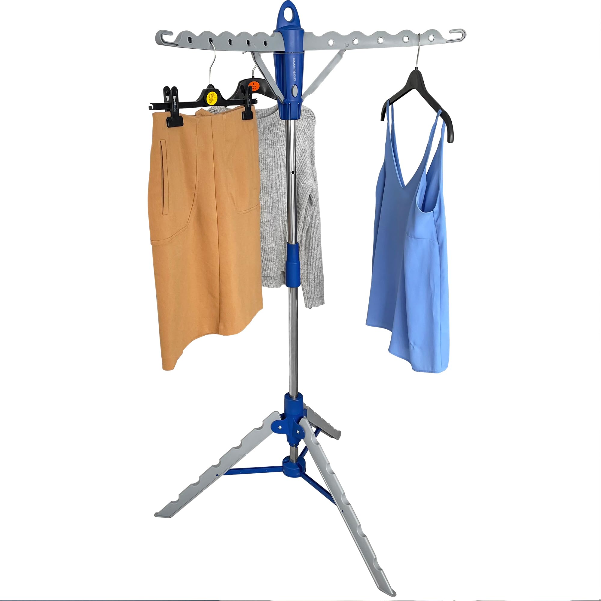Andrew James Portable Clothes Rail - Foldable Tripod Airer & Drier