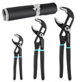 DURATECH 3-Piece Water Pump Pliers Set | 8, 10, 12-Inch Groove Joint
