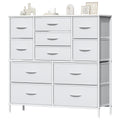 Feonase Tall Chest of Drawers | 11 Fabric Drawer Bedroom Storage Dresser