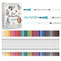 GC QUILL 36 Colours Dual Tip Watercolour Brush Pens for Art & Drawing