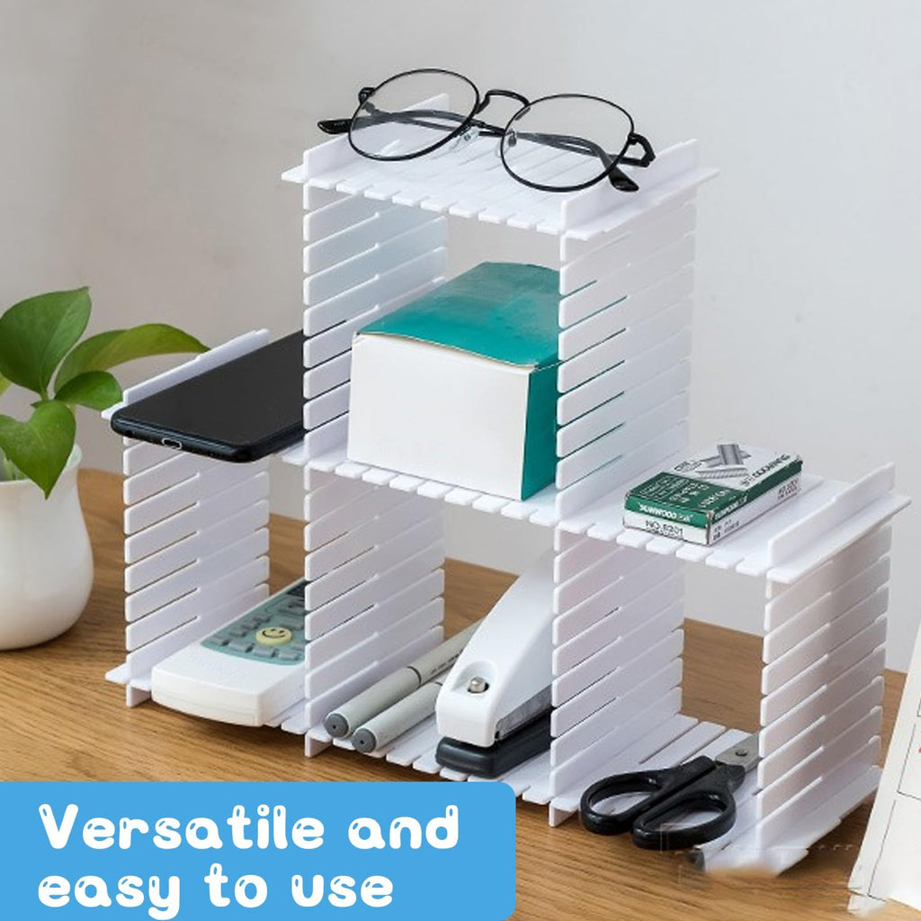 Tomoyuki 24pcs Drawer Dividers Adjustable, Drawer Organiser - White - image 5
