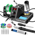 Preciva 926 LED Soldering Iron Kit | 130W Digital Station with 5 Tips
