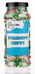 Spearmint Chews Mint Candy by The Sweet Jar Co. – 385g Chewy Sweets