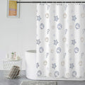 GERUIKE Extra Wide Weighted Shower Curtain | 130GSM Waterproof Polyester