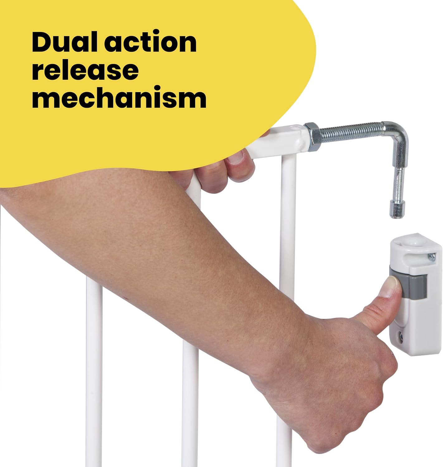 Safety 1st Wall Fix Extending Metal Gate - White