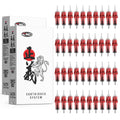 CNC 40Pcs Tattoo Cartridge Needles – Mixed RL RS Disposable Set