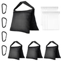EMART Heavy Duty Photography Sandbags for Light Stands - Black, 4 Pack