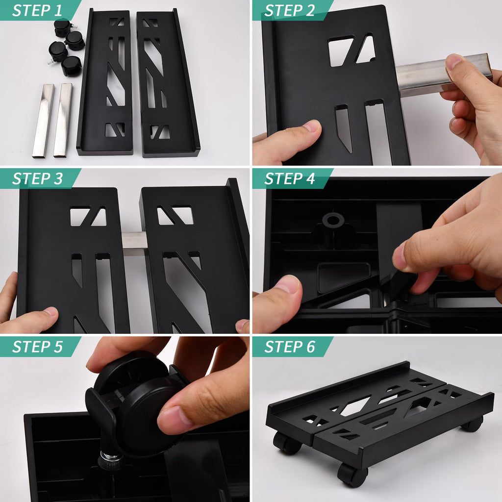 PC Stand, Computer Tower Stand, Mobile CPU Stand Adjustable, Computer Case Holder - image 4