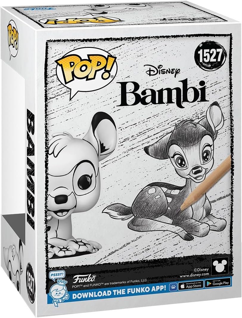 Funko Pop! Disney: Bambi Sketched Vinyl Figure #1527 – 3.75 Inch