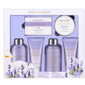 Body & Earth Lavender Spa Gift Set – 6pc Pamper Kit for Women