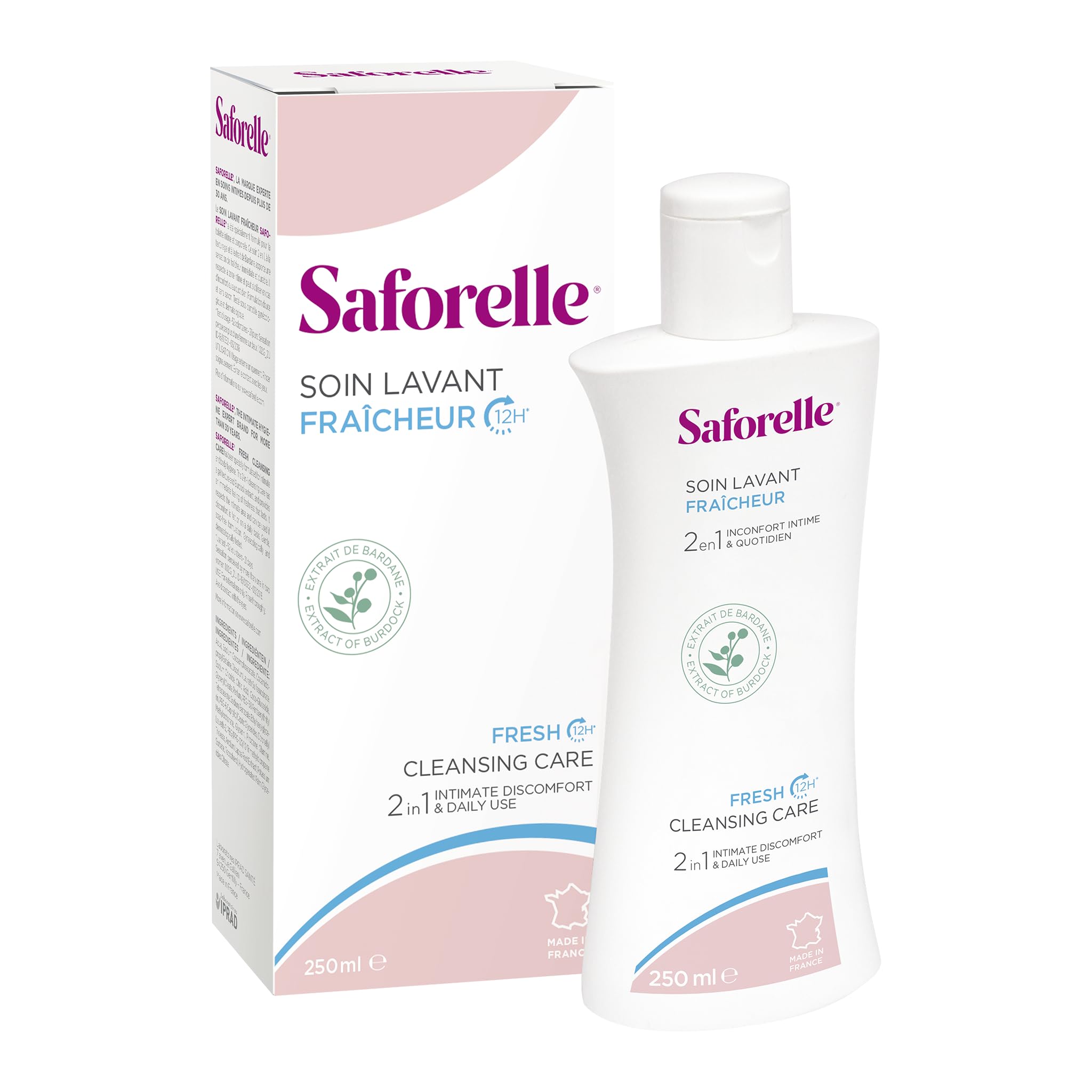 Saforelle Fresh Intimate Cleansing Care - 250ml Gel for Sensitive Skin