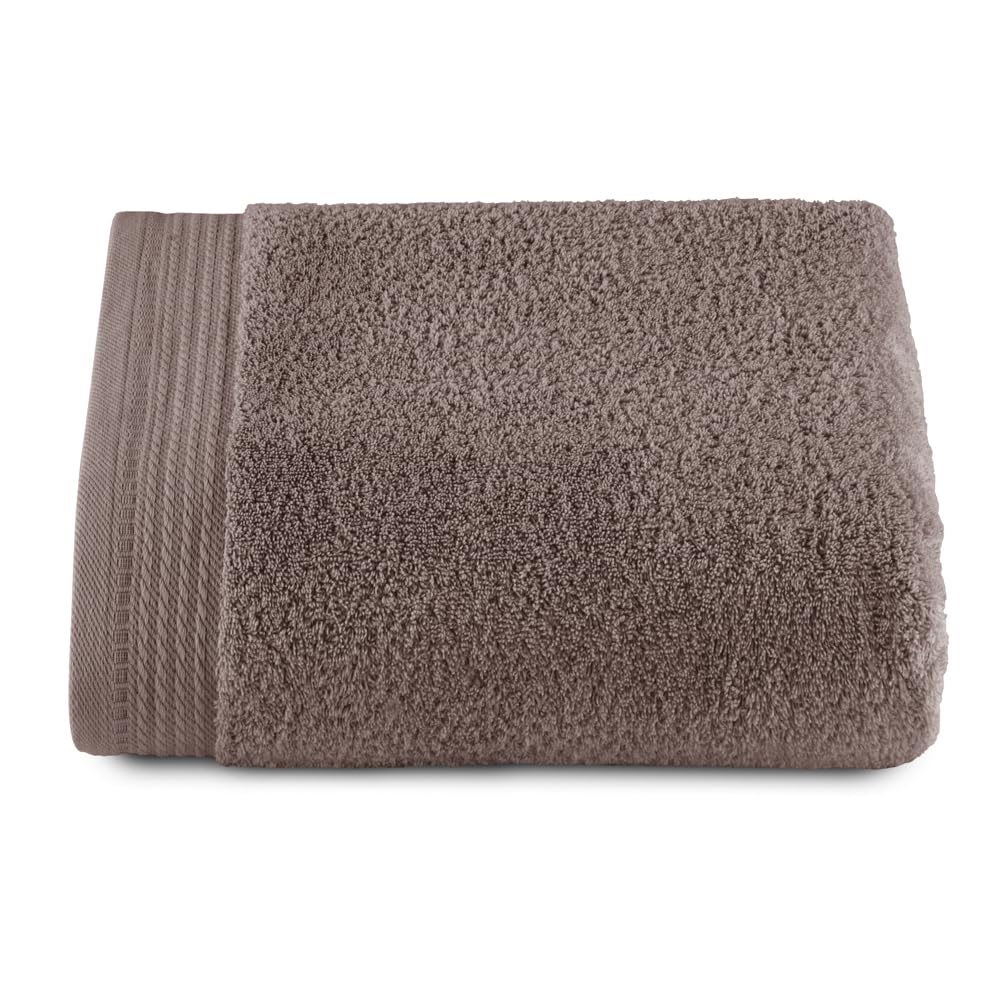 RIZO Top Towel – 100% Combed Cotton Bath Towel, 600 GSM – Mink