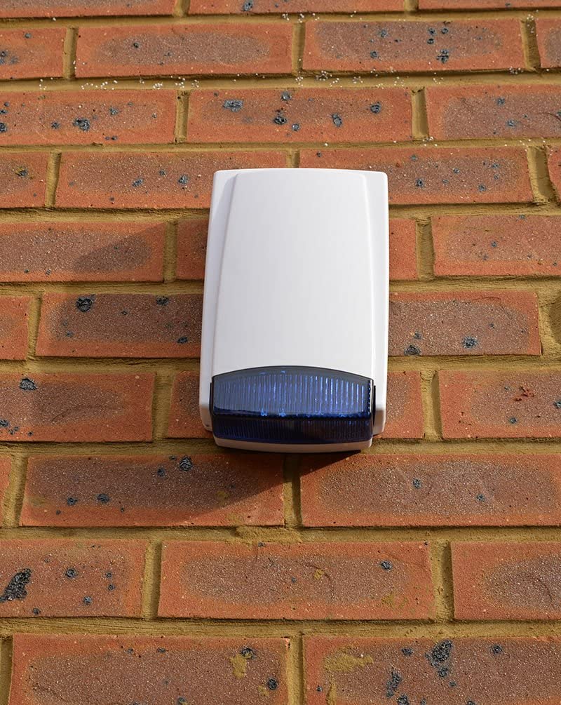 Dummy Alarm Box | Flashing LED Security Siren - Blue