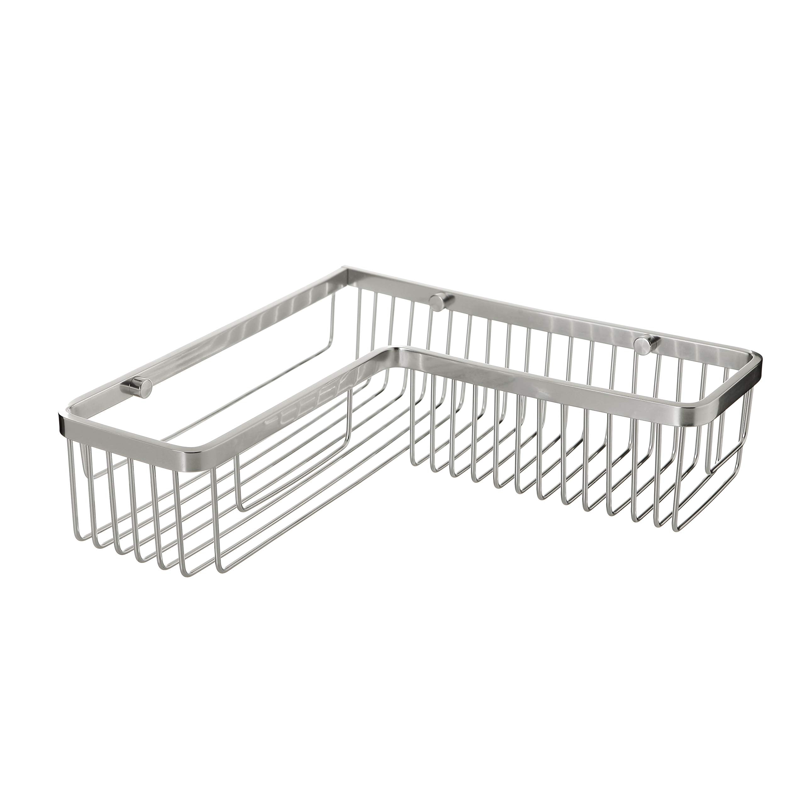 TATAY Aluminium Bathroom Corner Shelf – Rustproof Shower Organiser