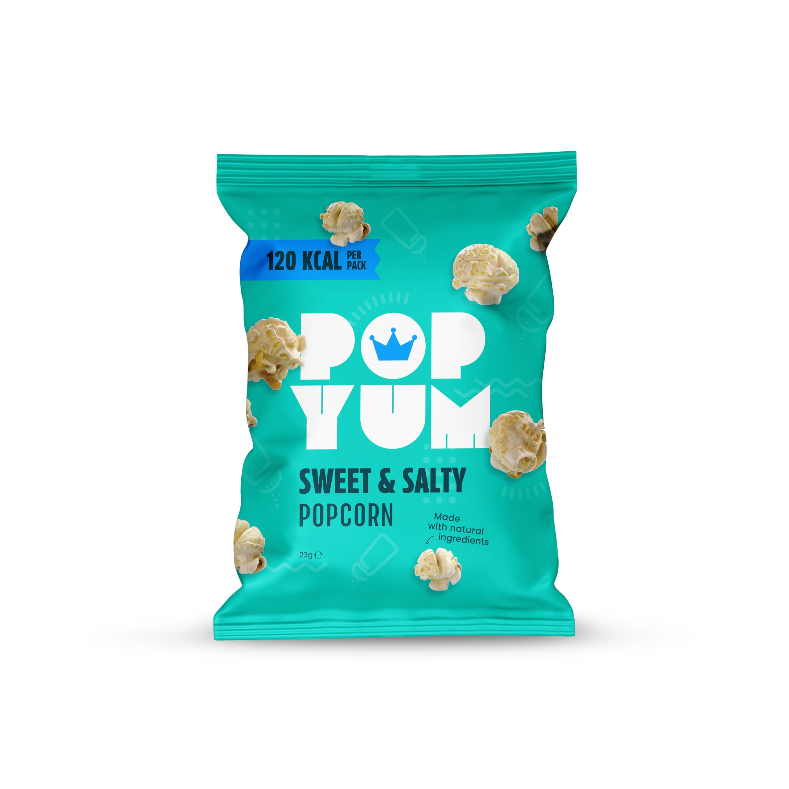POPYUM Sweet & Salty Popcorn - 12-Pack Vegan & Gluten-Free Snacks