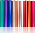 HTVRONT Matte Metallic Permanent Vinyl Sheets - 9 Pack 12x12 for Cricut