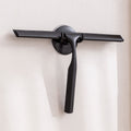 Stainless Steel Shower Squeegee | 10" Black Window Wiper