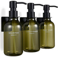 MaisoNovo Wall Mounted Shower Soap Dispenser - 3 Pack Green 500ml Bottles