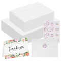 Zylota 60 Sets Blank Watercolor Cards & Envelopes | 140lb Cotton Paper
