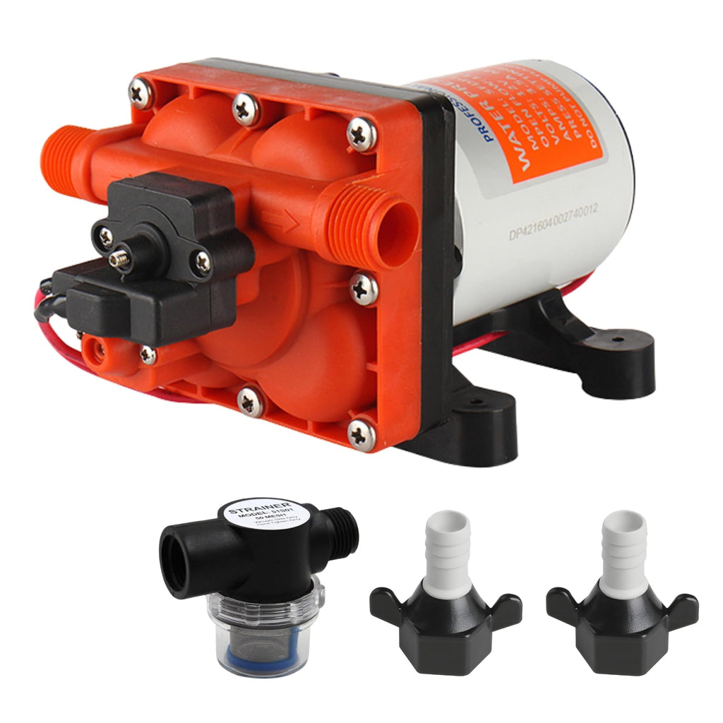 Seaflo 42 Series Diaphragm Pump | 12V 3.0GPM 55PSI Self-Priming RV Marine