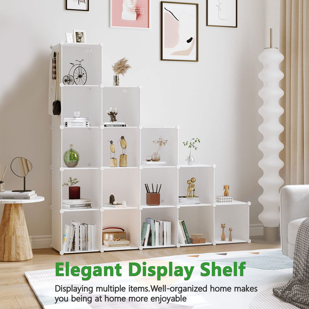 C&AHOME 16-Cube Storage Organizer Without Doors, Plastic Storage Cubes - image 3