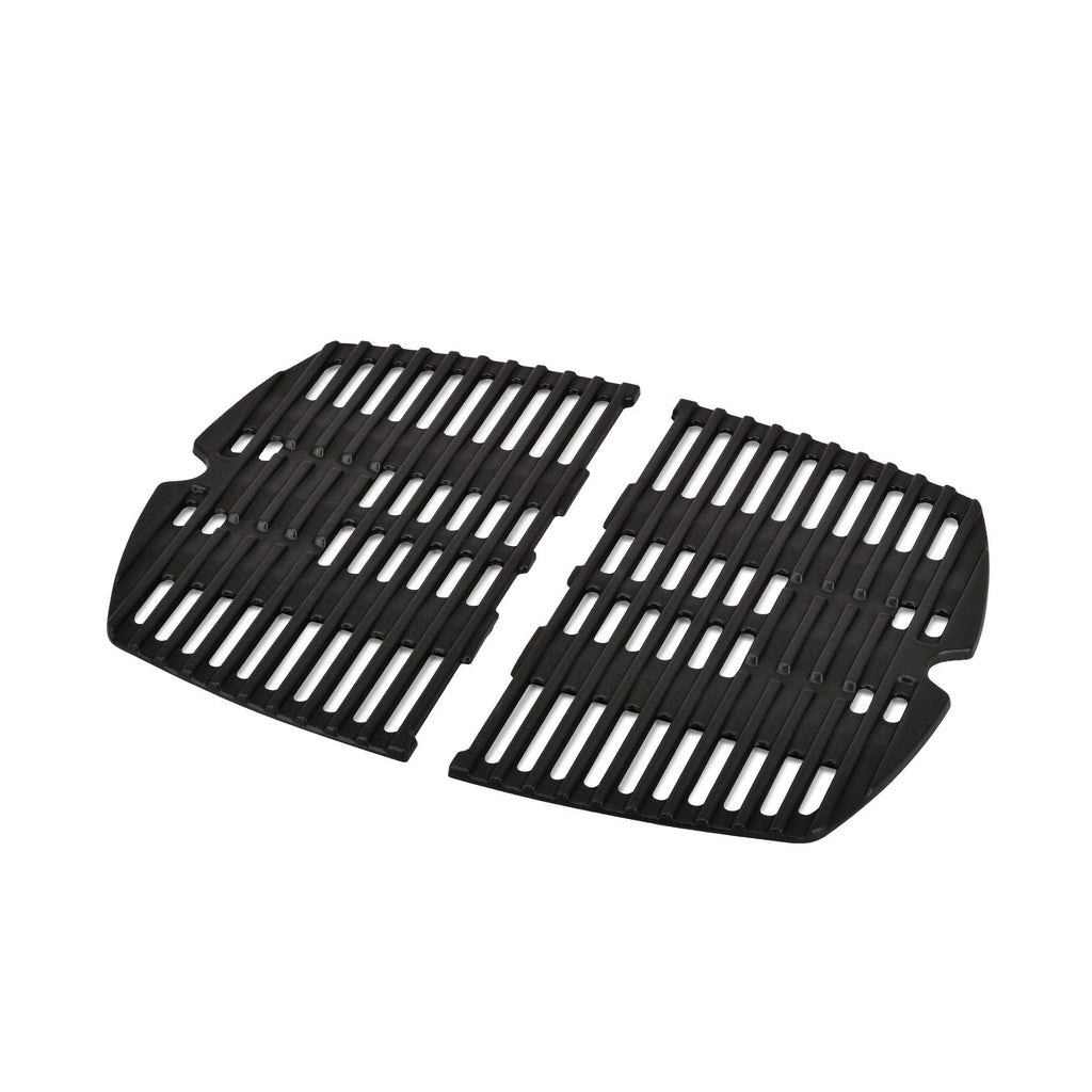 Onlyfire Cast Iron Cooking Grates for Weber Q1000 Q1200 Q1400, 2-Pack