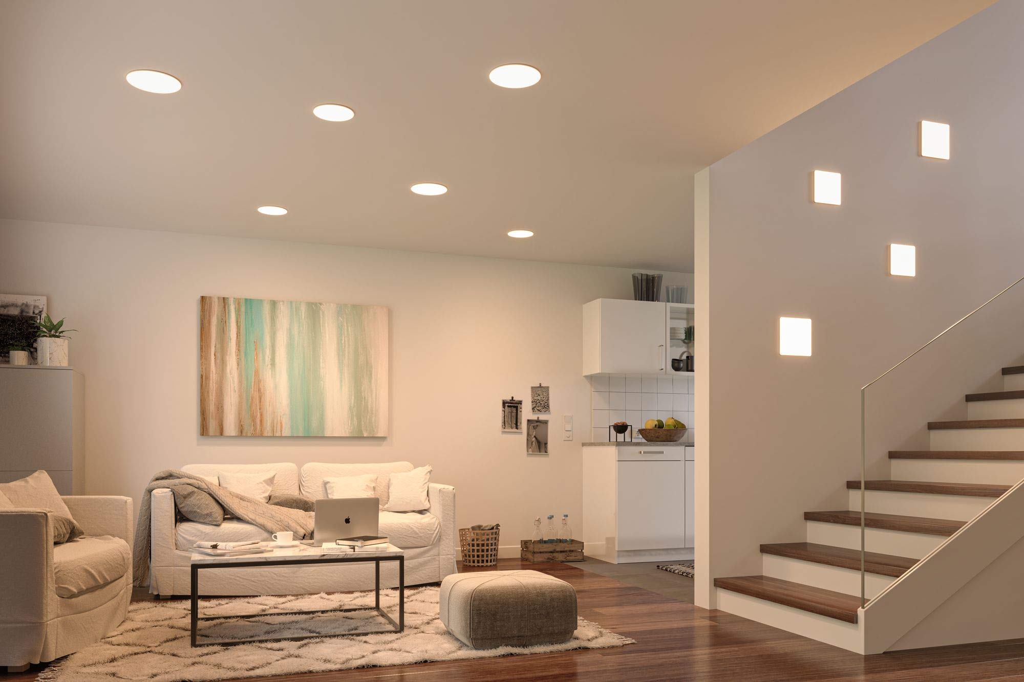 Paulmann Veluna VariFit LED Recessed Panel | IP44 3-Step Dim 215mm Round