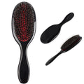 VinBee Boar Bristle Paddle Brush | Anti-Static Detangling Hairbrush