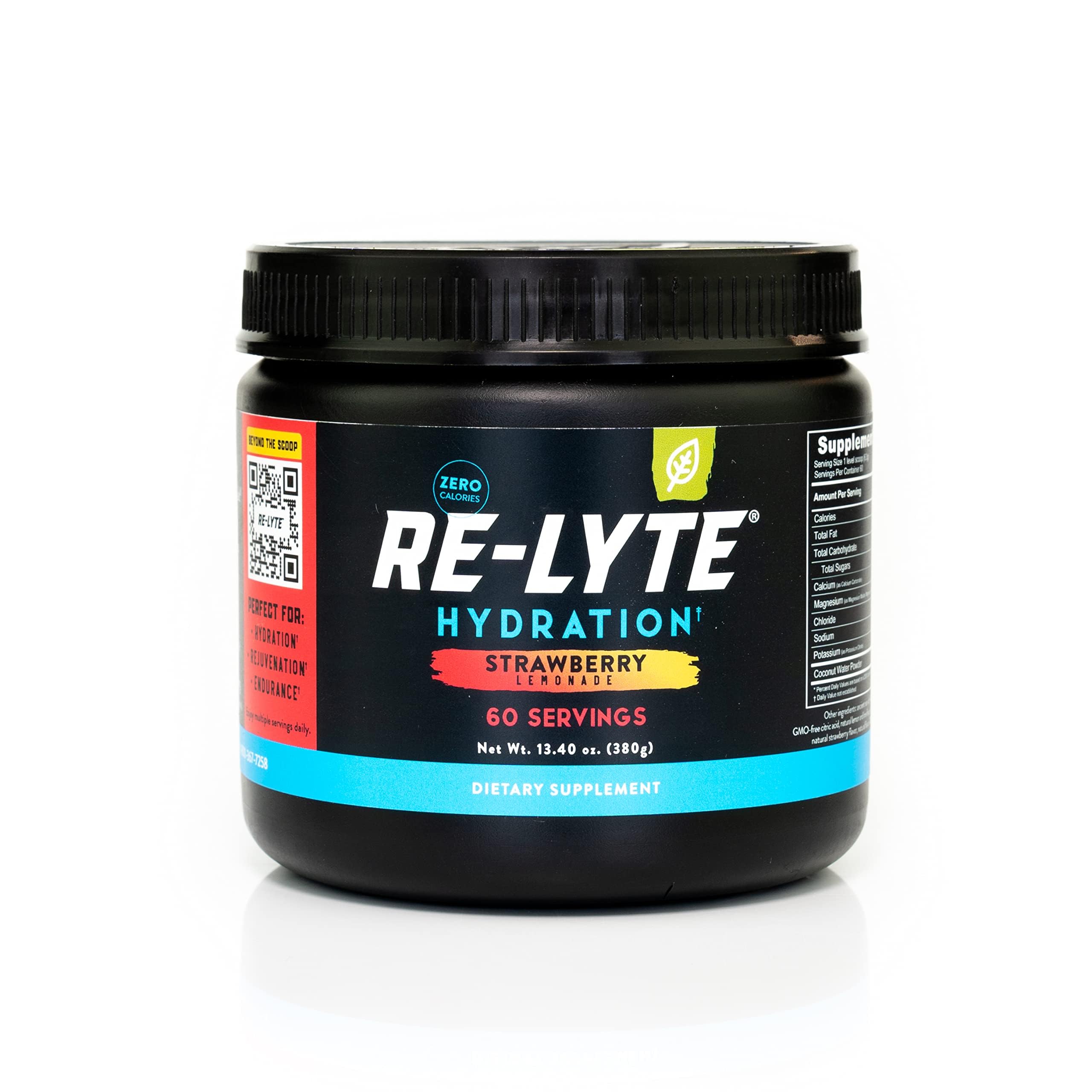 Redmond Re-Lyte Electrolyte Hydration Powder – Strawberry Lemonade