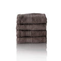 Glart Premium Cotton Guest Towels - 4-Pack, 30x50cm, Anthracite Grey