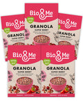 Bio&Me Super Berry Granola 5-Pack | Vegan High Fibre Gut-Loving Cereal