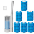 Jolof Store Disposable Toilet Brush Set | 36 Heads & Wall-Mounted Handle