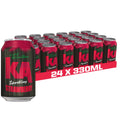 KA Caribbean Strawberry Sparkling Drink - 24 x 330ml Multipack Cans