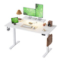 Klicelor Electric Standing Desk, Led & Plug, Movable Monitorstand, 140x60 - image 1