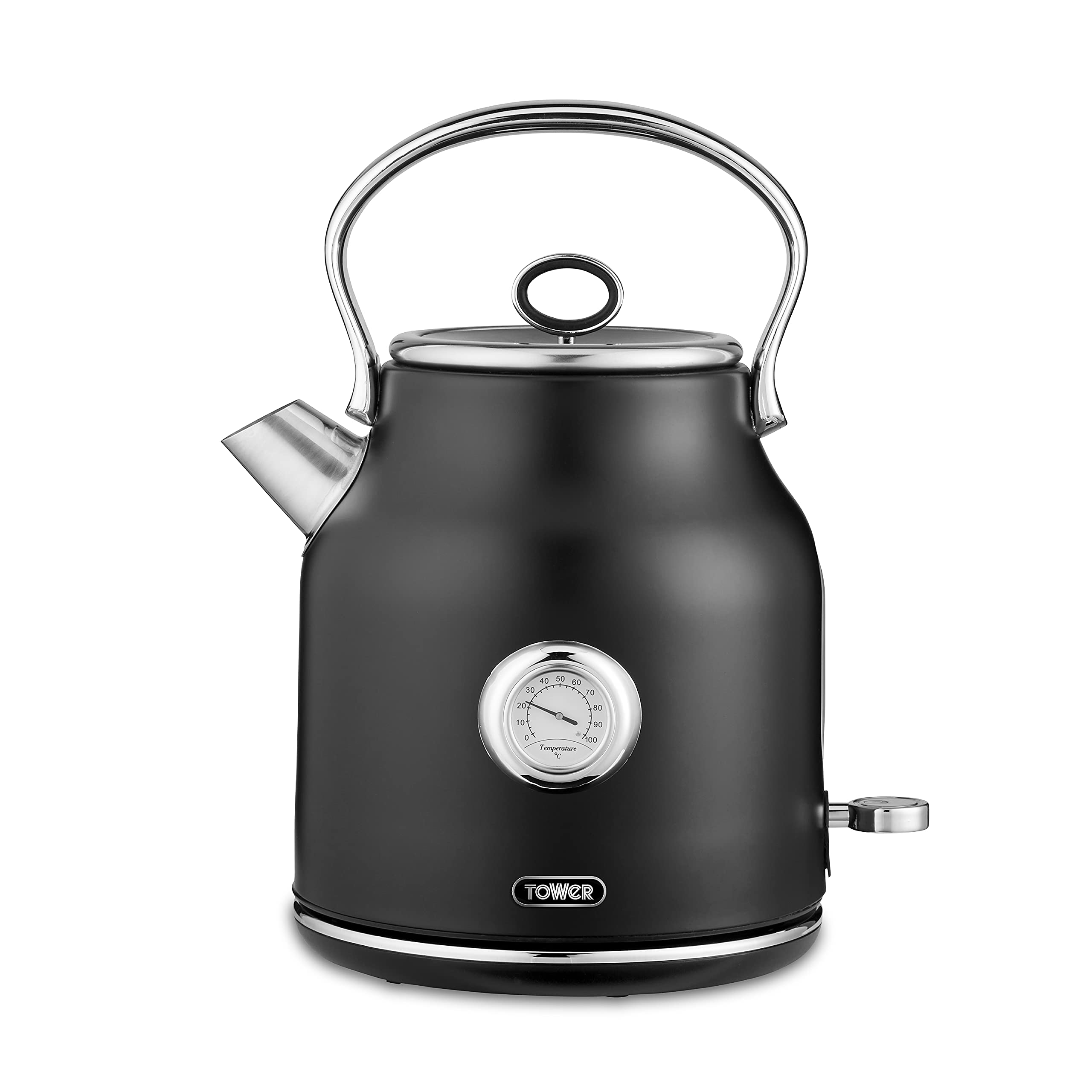 Tower Renaissance Electric Kettle – 1.7L Quick Boil, 3000W, Black