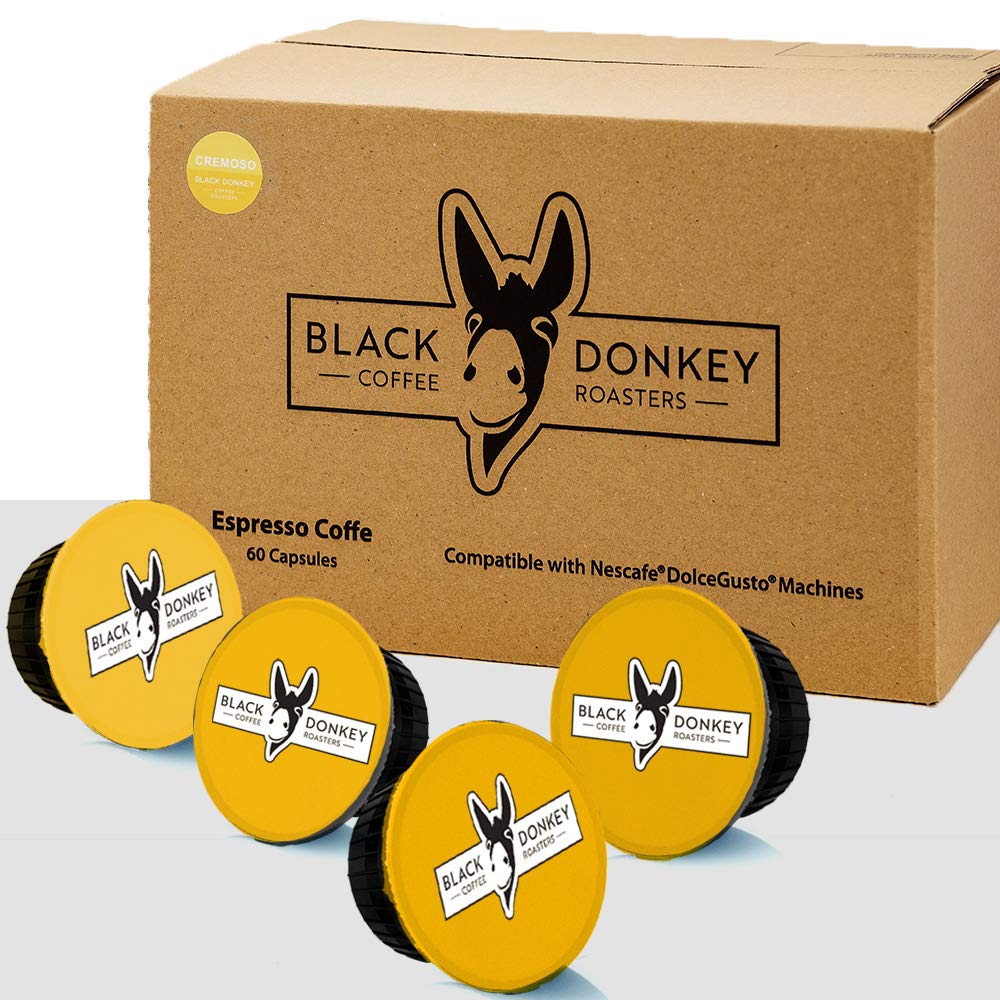 Black Donkey Cremoso Coffee Pods | Dolce Gusto Compatible - 60 Capsules