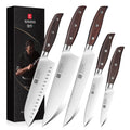 XINZUO 5-Piece Kitchen Knife Set | German Stainless Steel & Sandalwood