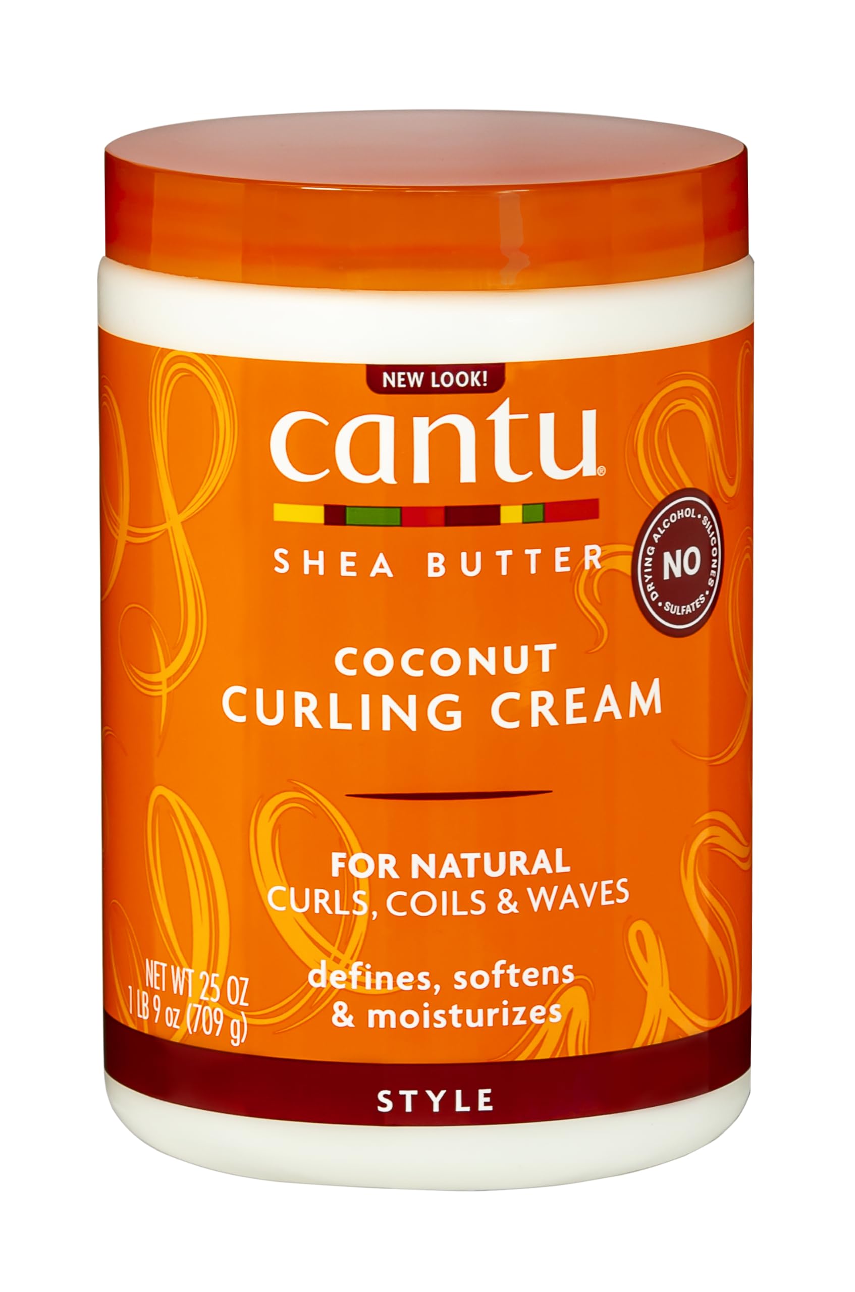 Cantu Coconut Curling Cream for Natural Hair - Shea Butter - 709g