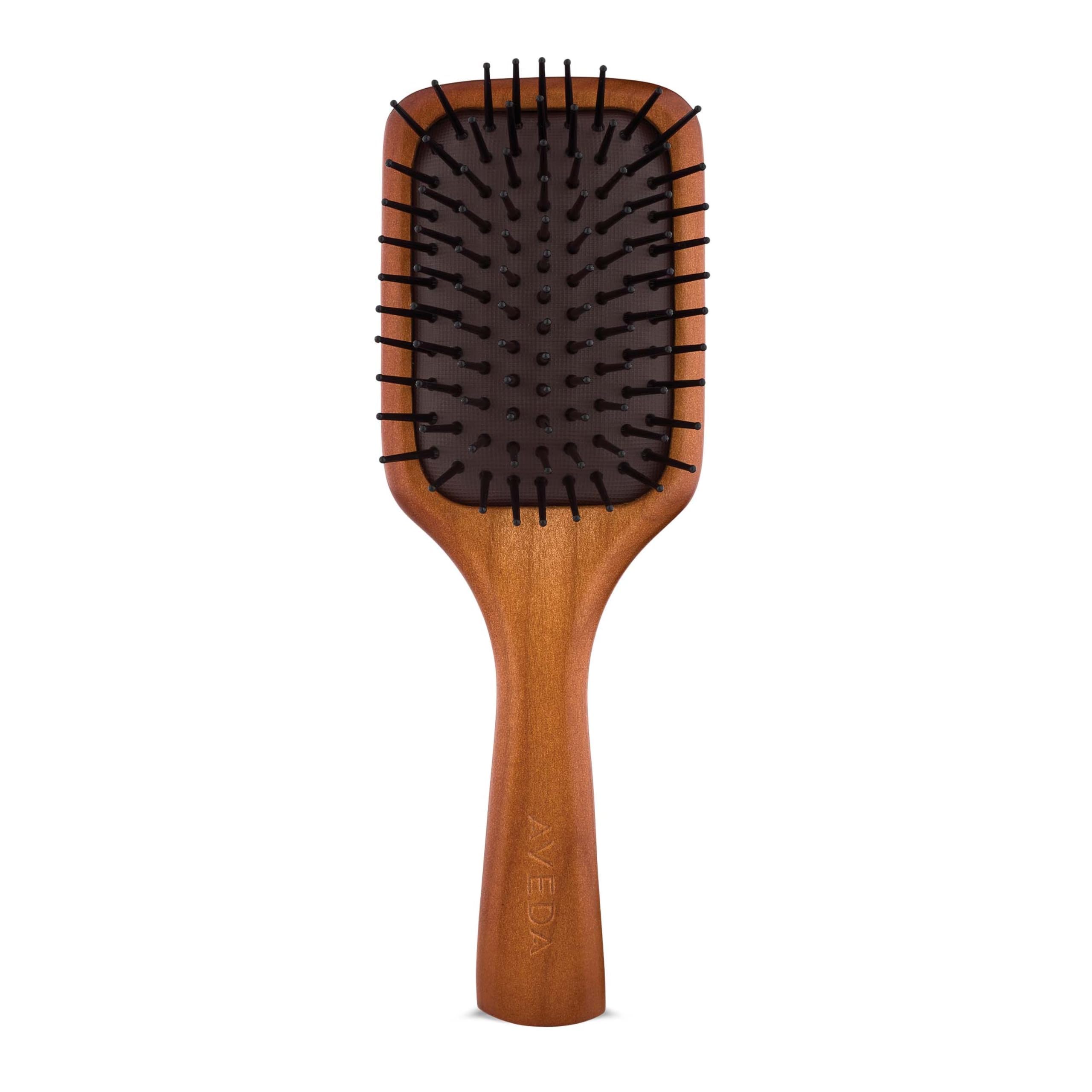 Aveda Wooden Mini Paddle Brush – Travel Size Detangling Hair Brush