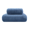 KinHwa Microfibre Bath Towel Set - 2 Pack Ultra Absorbent Blue Towels