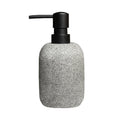 GalDal Grey Resin Soap Dispenser – Modern Sandstone Lotion Bottle